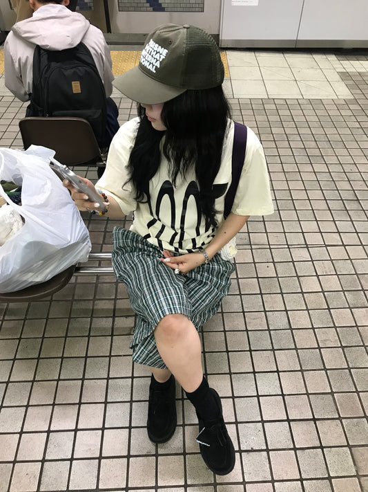グリーンチェックハーフパンツ DPB89262