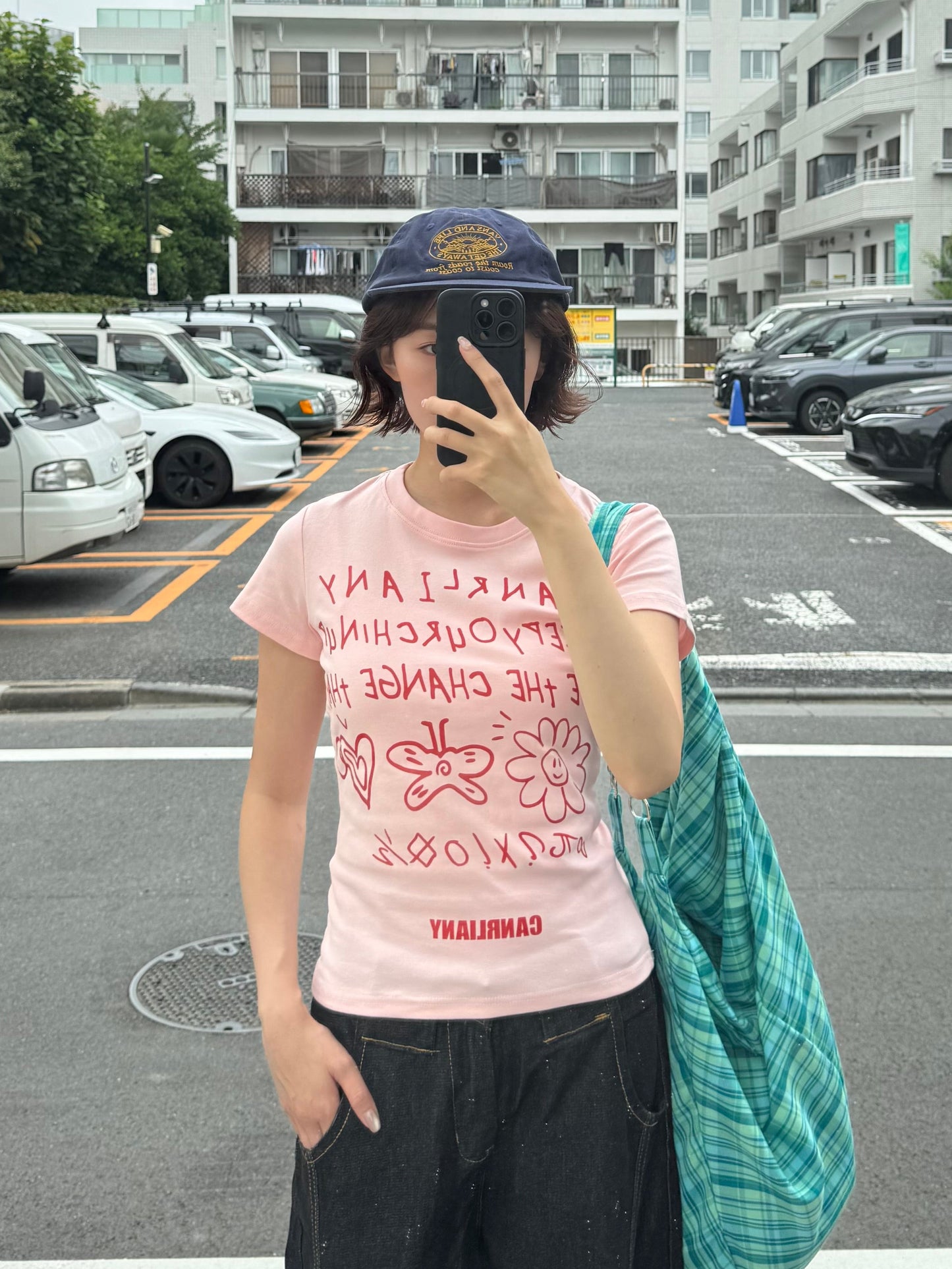 スマイリーフラワーTシャツ DPB91002