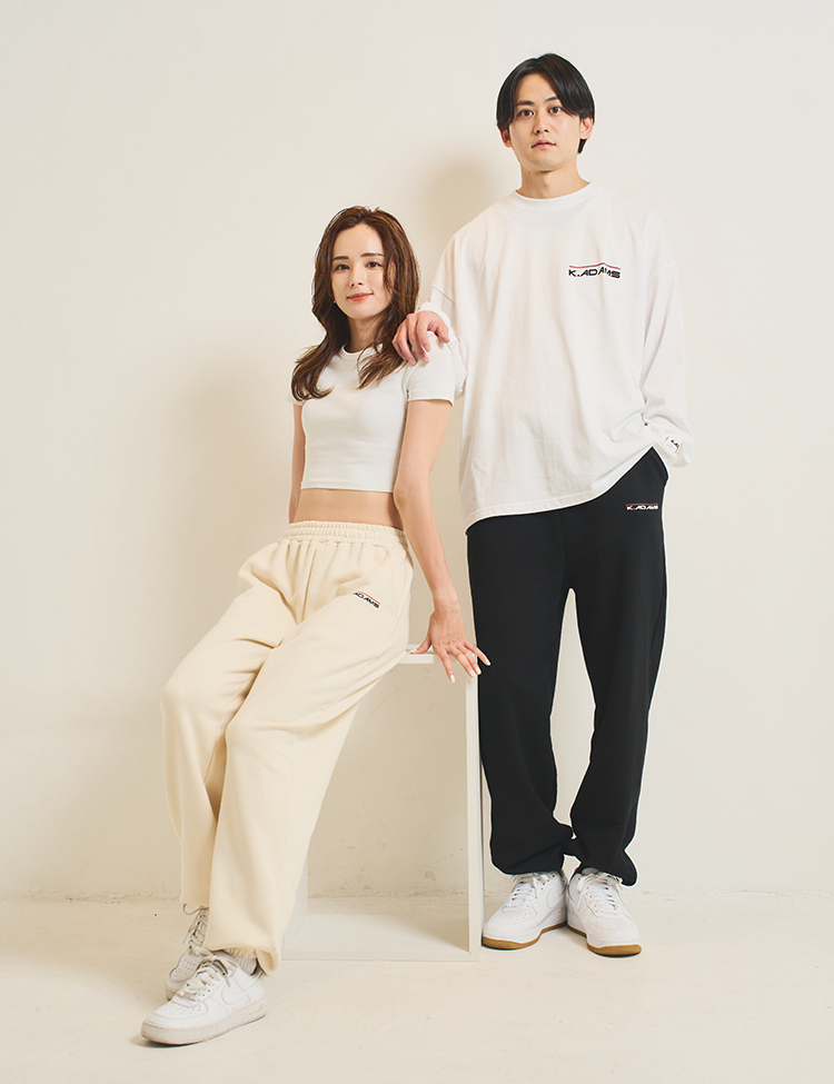 K.ADAMS LOGO SWEAT PANTS