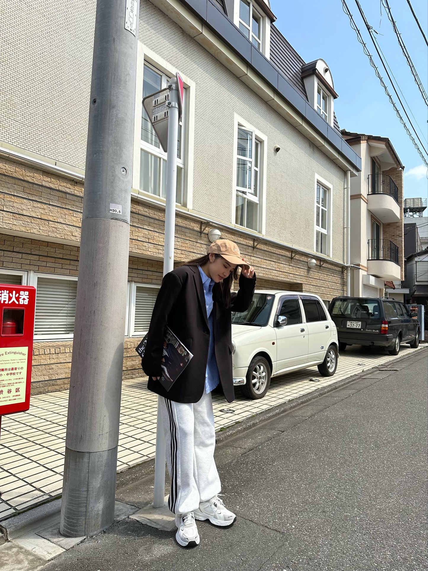 ラインスウェットパンツ DPB47249