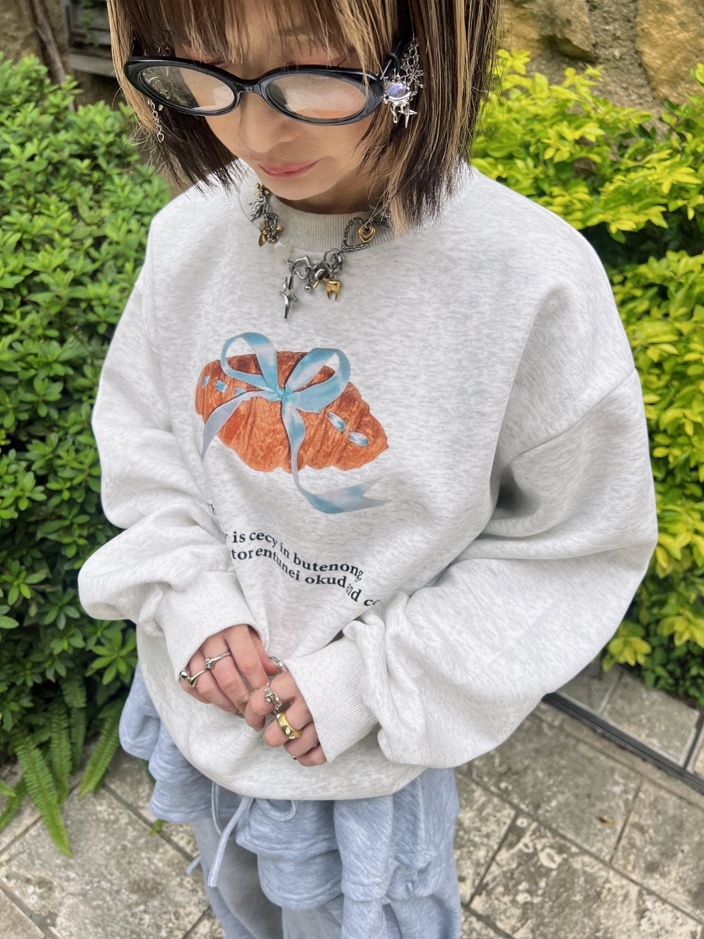 クロワッサンリボンスウェット DPB79210