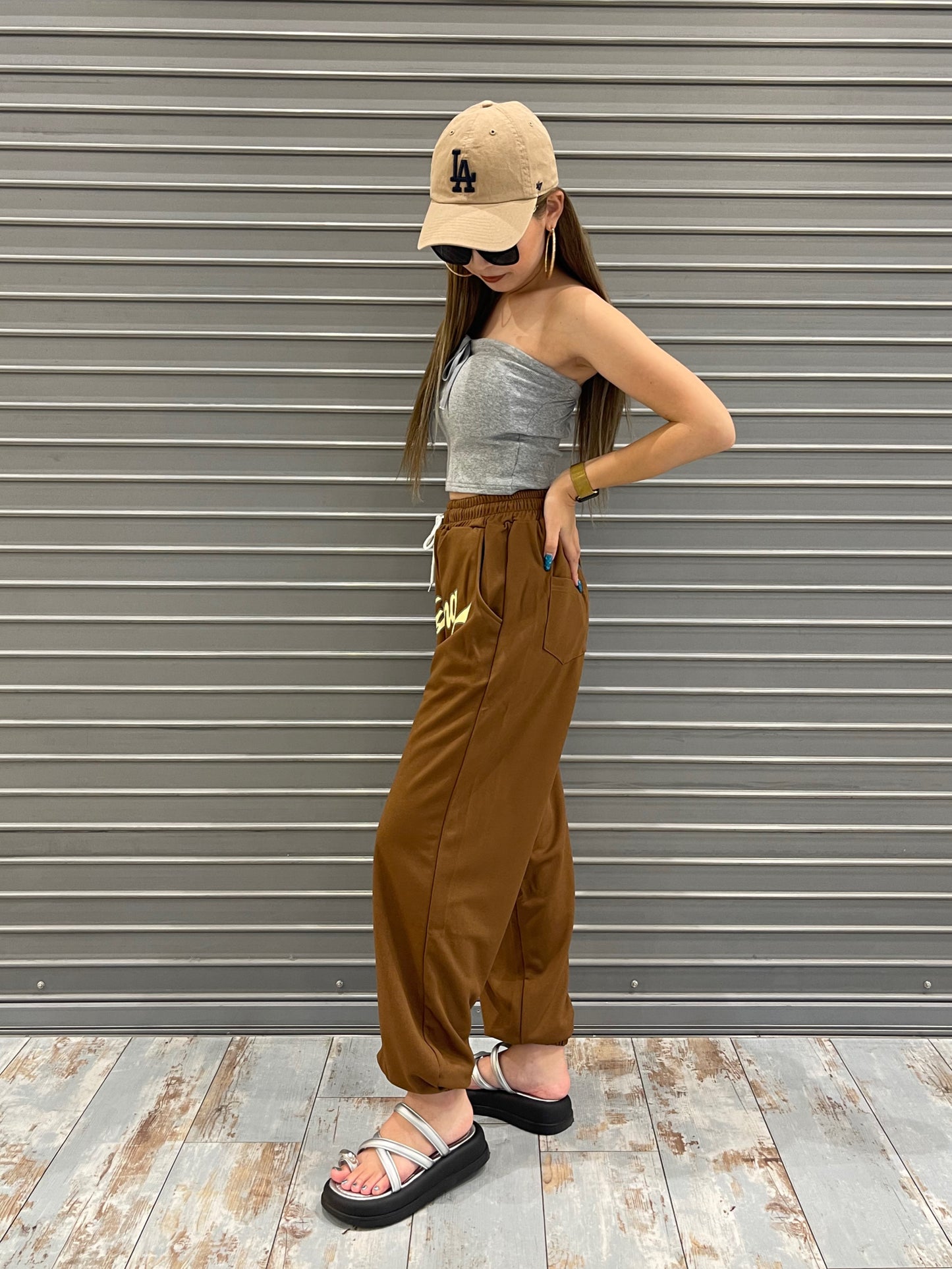 フロントロゴスウェットパンツ DPB73107