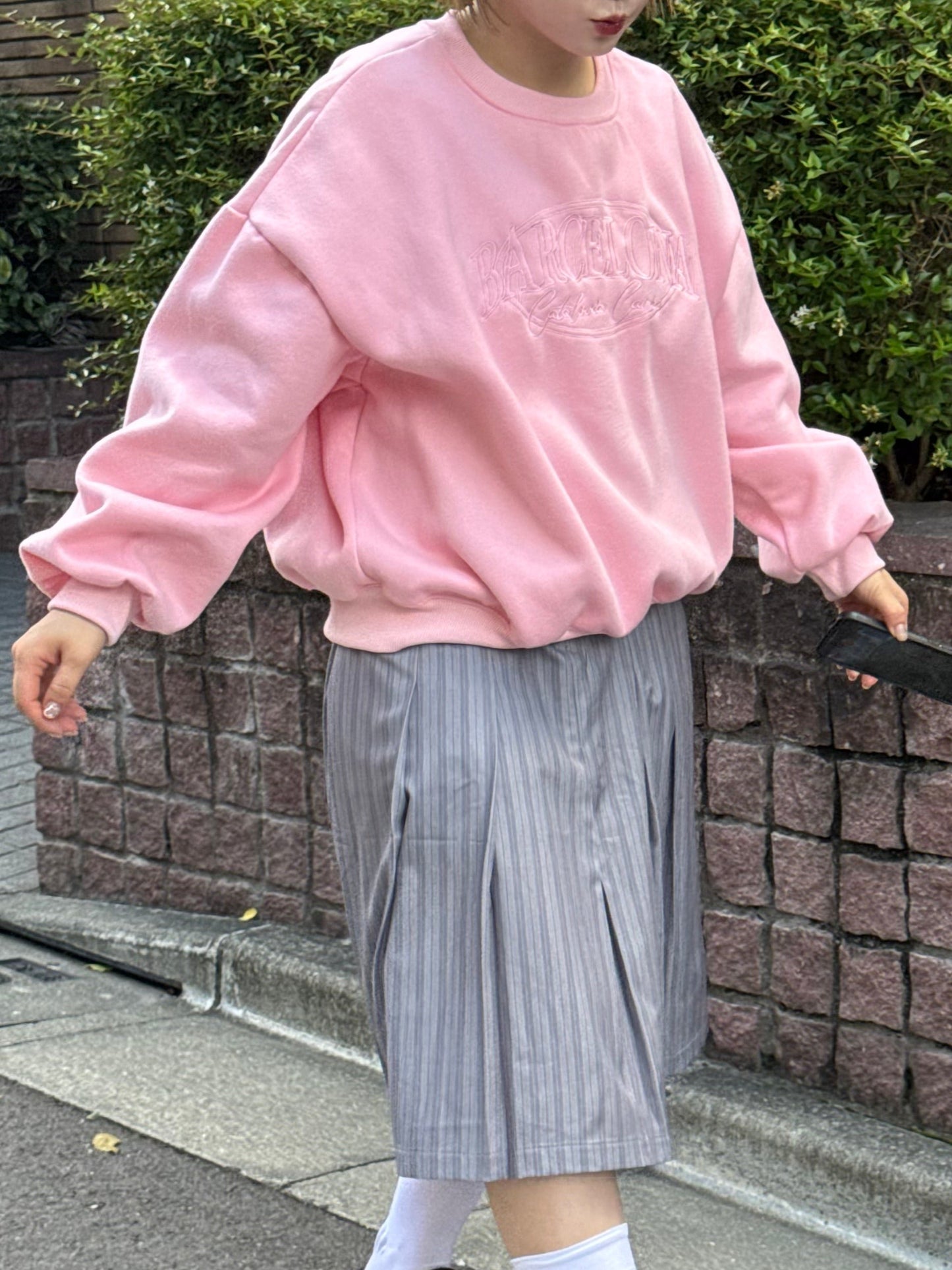 ピンクロゴスウェット DPB76083