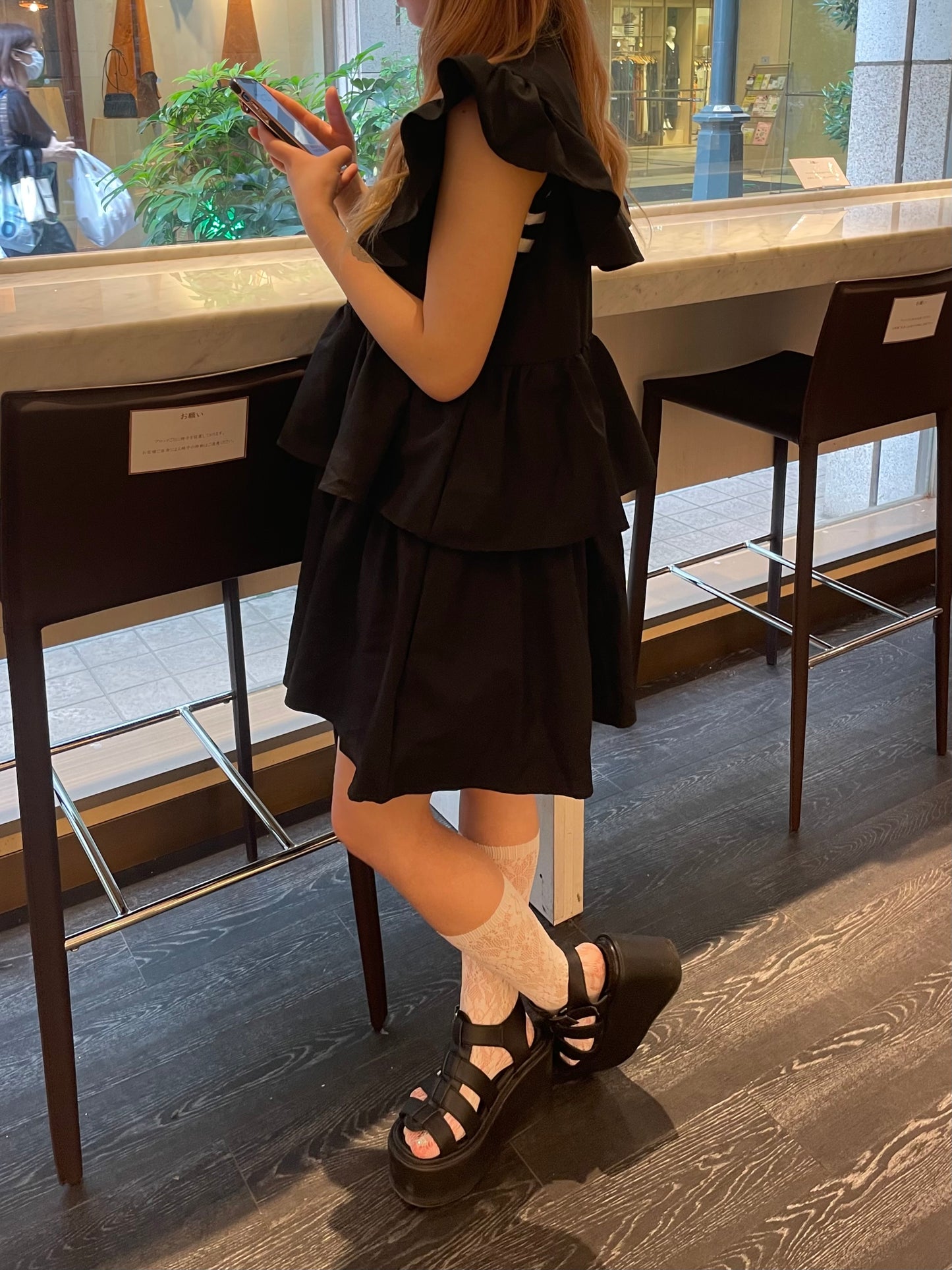 フリルティアードミニワンピース DPB68068