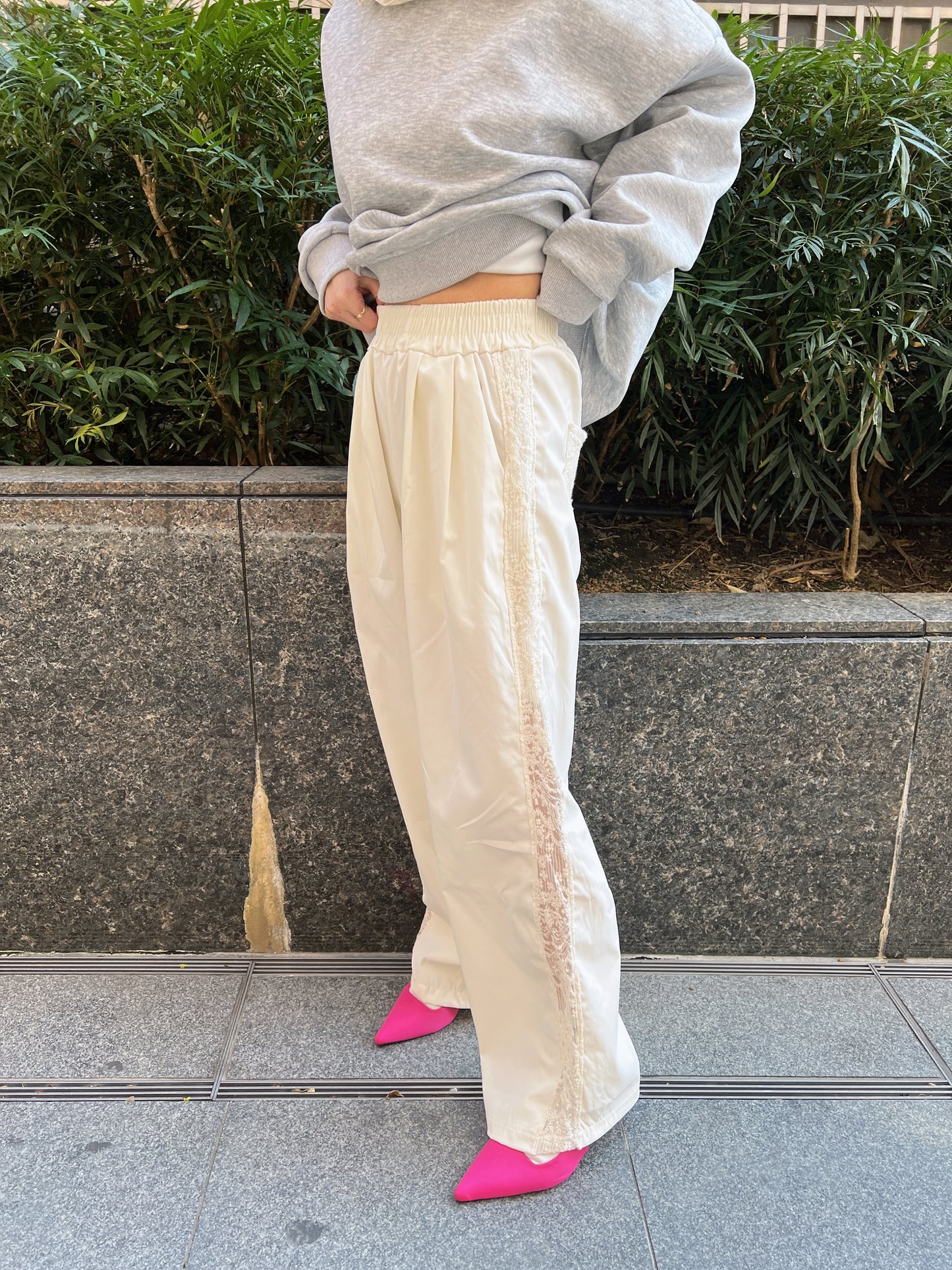 サイドレースラインワイドパンツ DPB79140