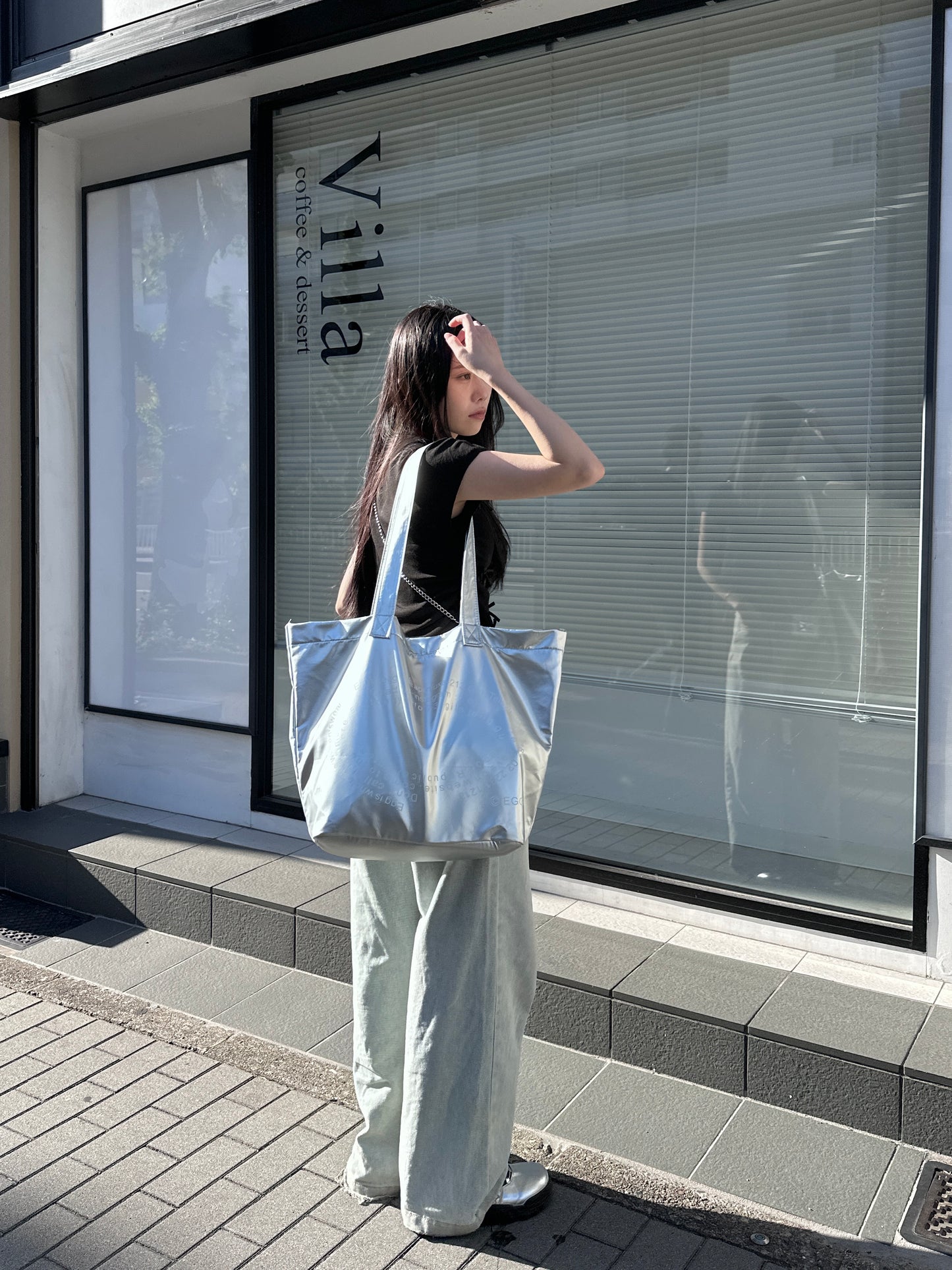 シルバーロゴバッグ DPB43265