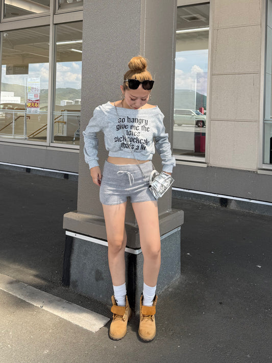 ワイドネックロゴミニスウェット DPB73467