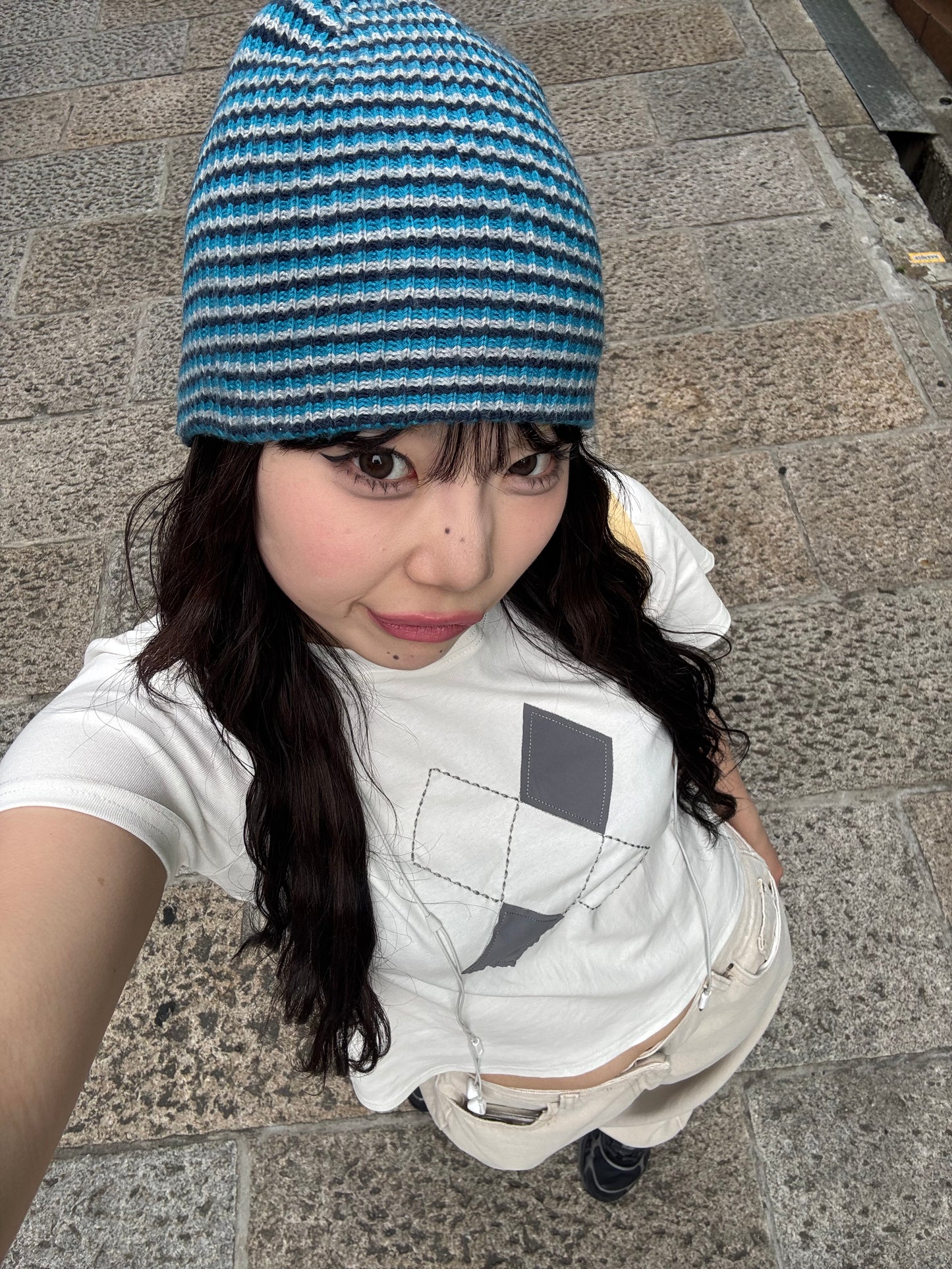 アーガイルラウンドネックTシャツ DPB89006