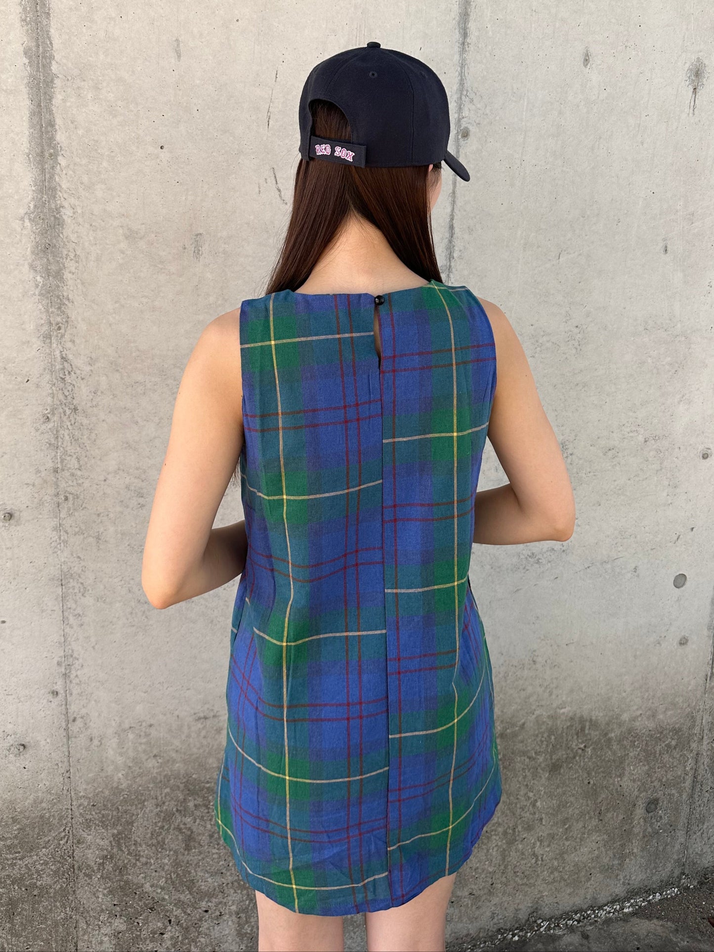 チェックワンピース DPA30334