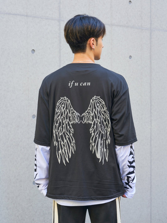 ウイングバックロゴTシャツ SPA08026