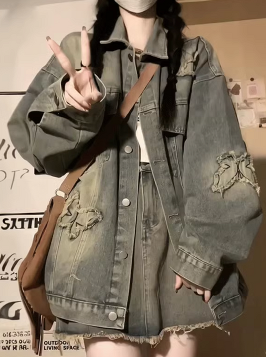 バタフライデニムジャケット DPB71274