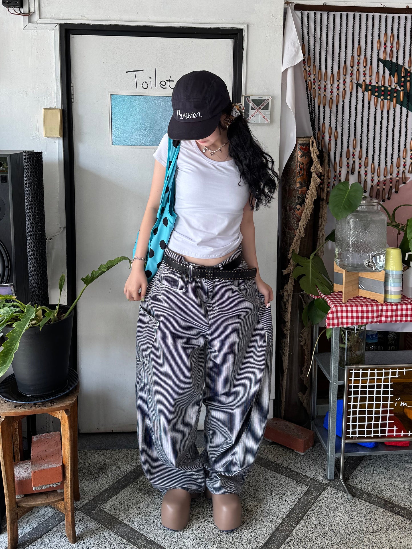 ラウンドネックピチTシャツ DPB85246
