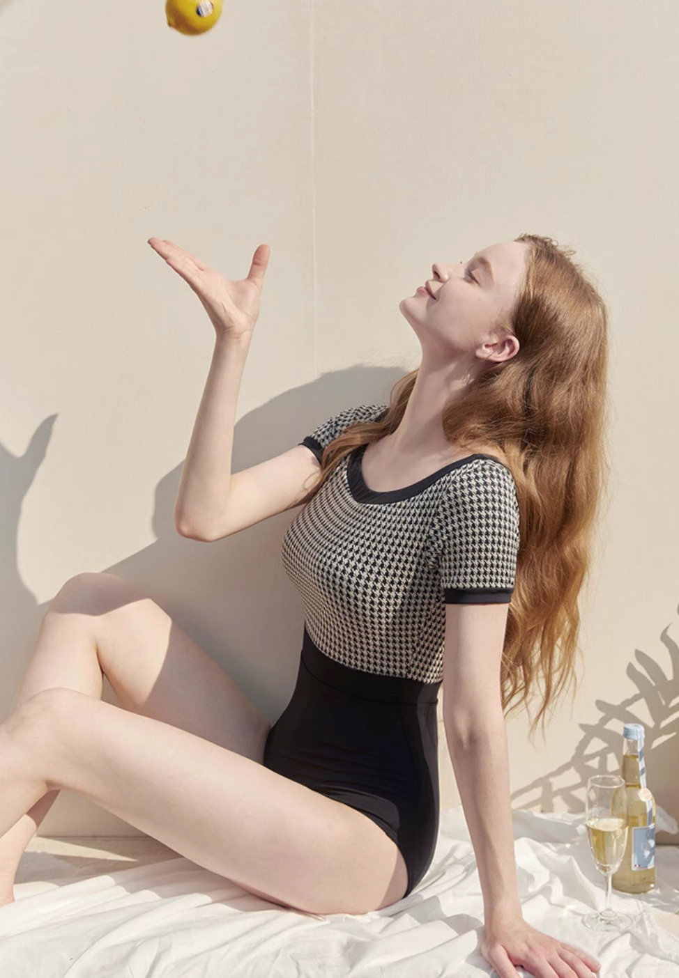 スカート付きデザインスイムウェア DPB71510