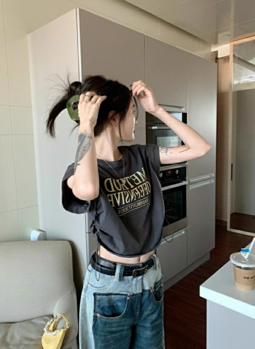 ドローストリングTシャツ DPB71505