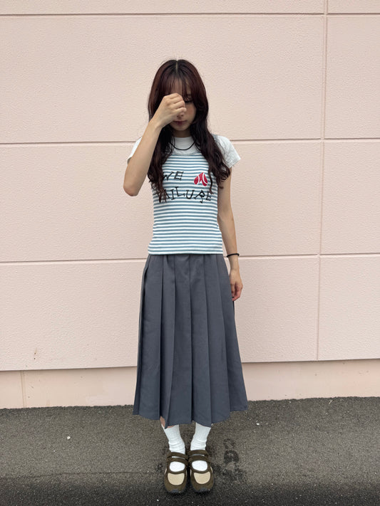 バイカラーボーダータンクトップ DPC07019