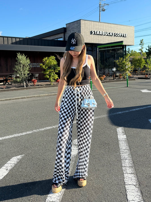 ブロックチェックパンツ DPB73448