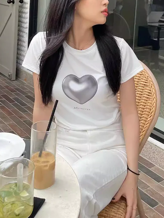 ハートプリントTシャツ DPB71687