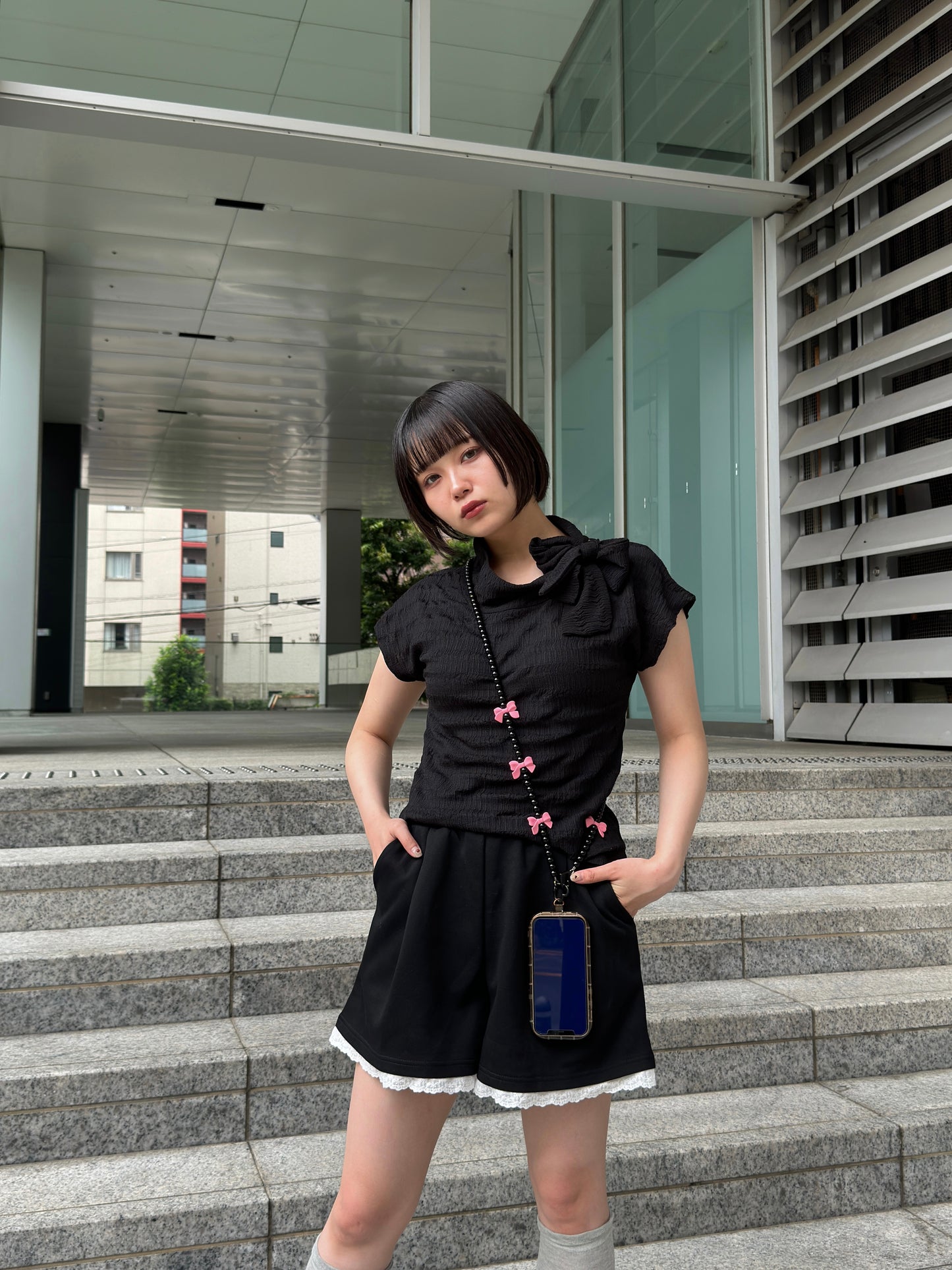 リボンスマホショルダー DPA20409