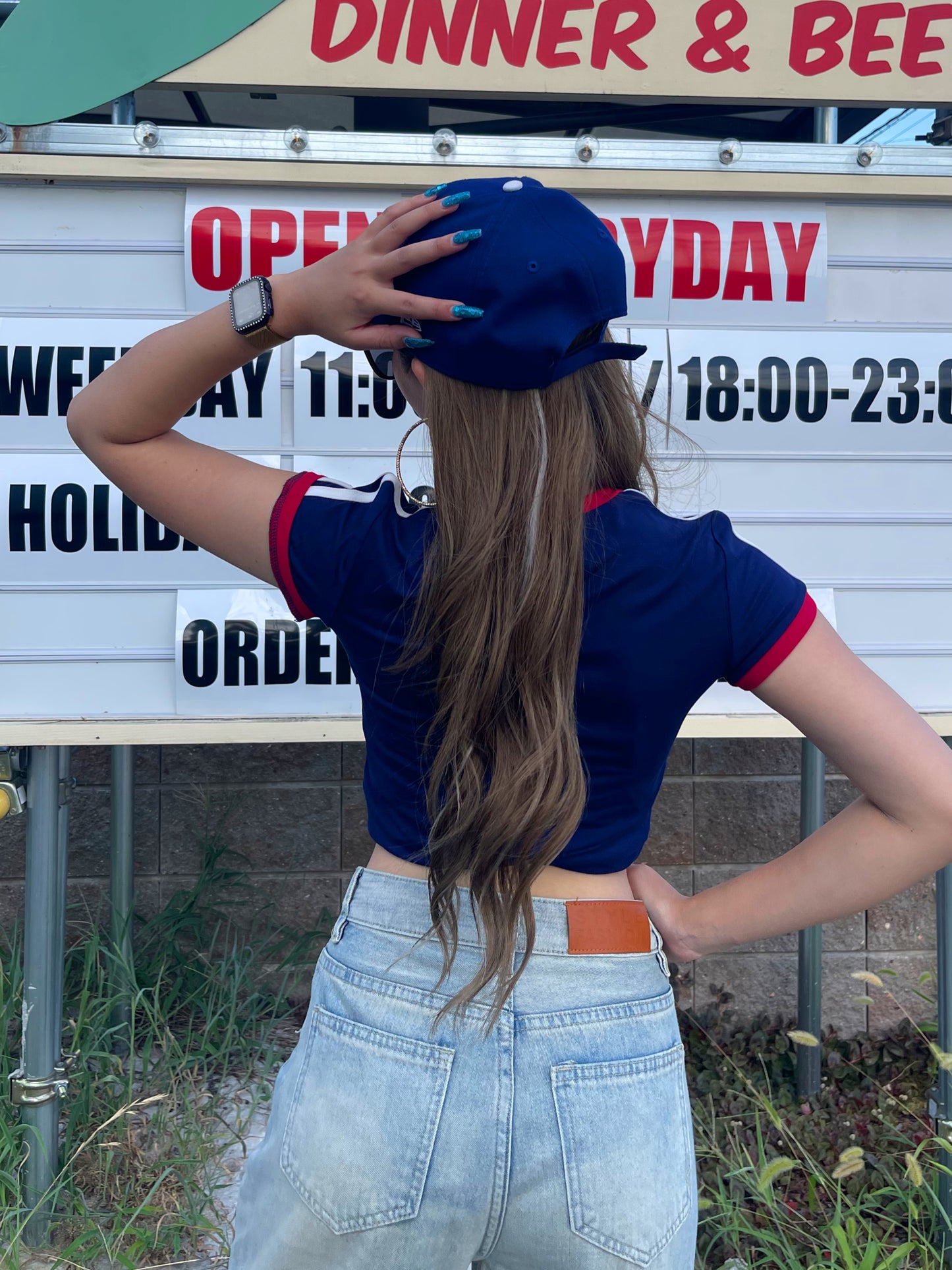 クロップドスポーツTシャツ DPB73097