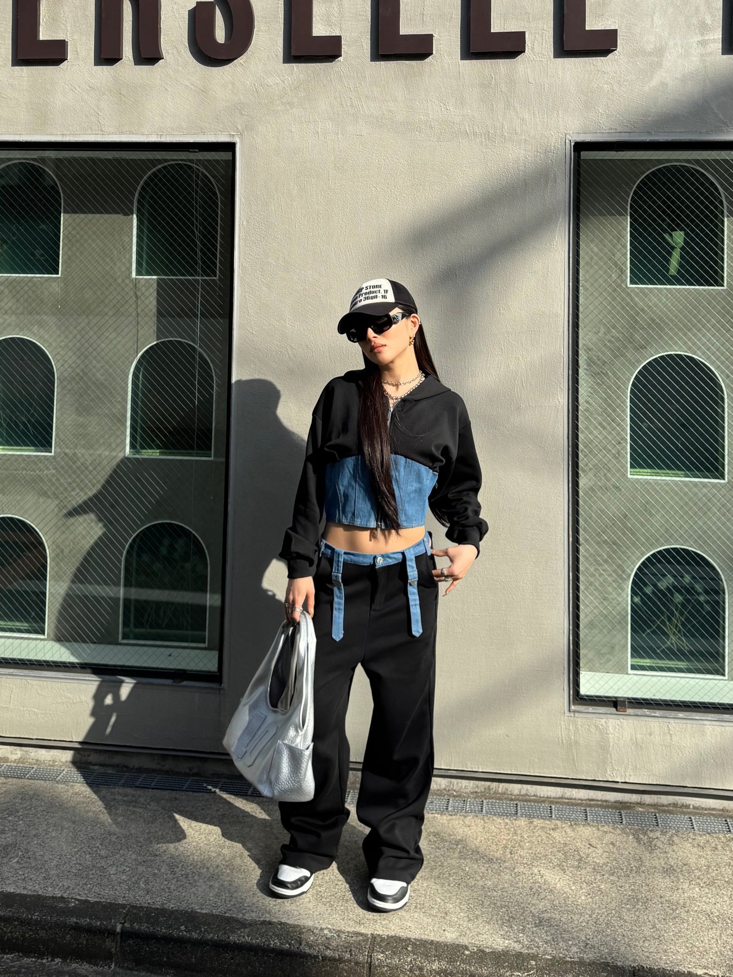 スリムウエストデニムパーカー DPB86047