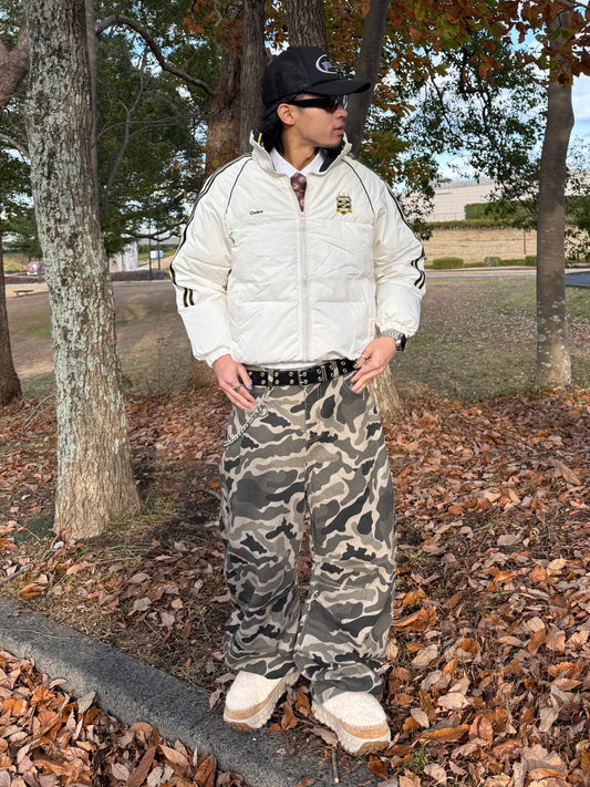 カモフラワイドデニムパンツ DPB90106