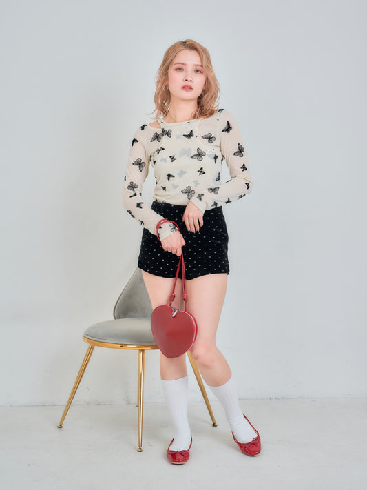 レイヤードバタフライトップス DPB75030