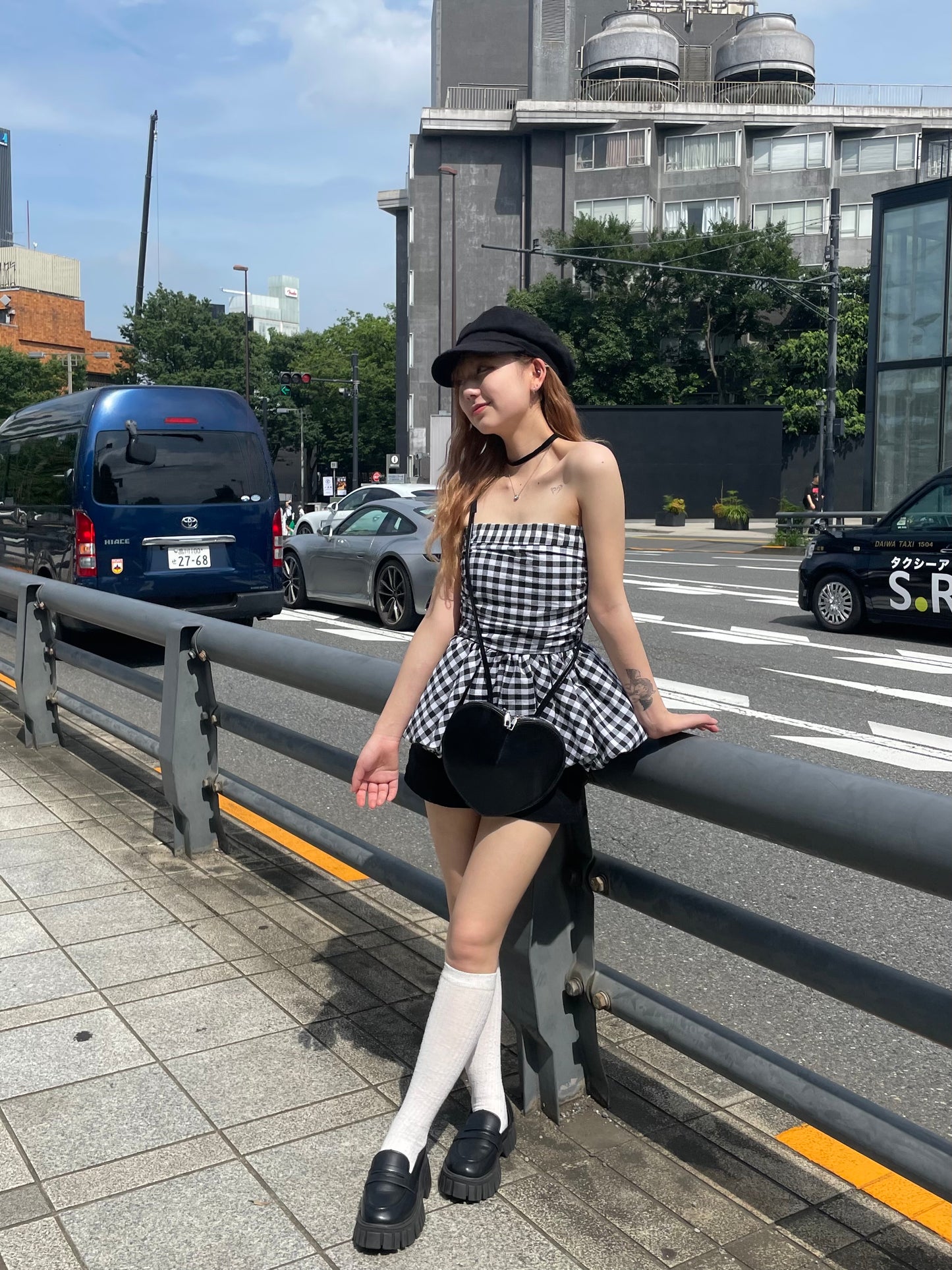 ギンガムチェックチューブトップ DPB68075