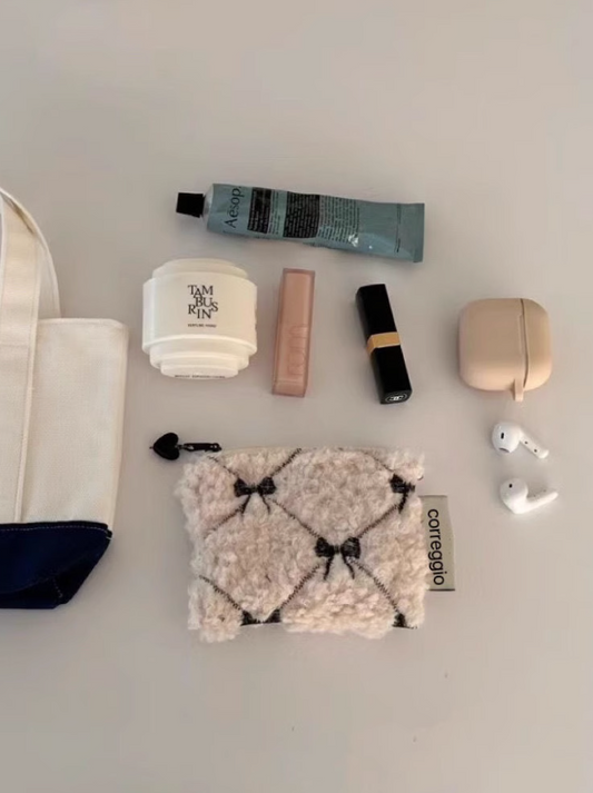 モコモコリボンポーチ CPA44026