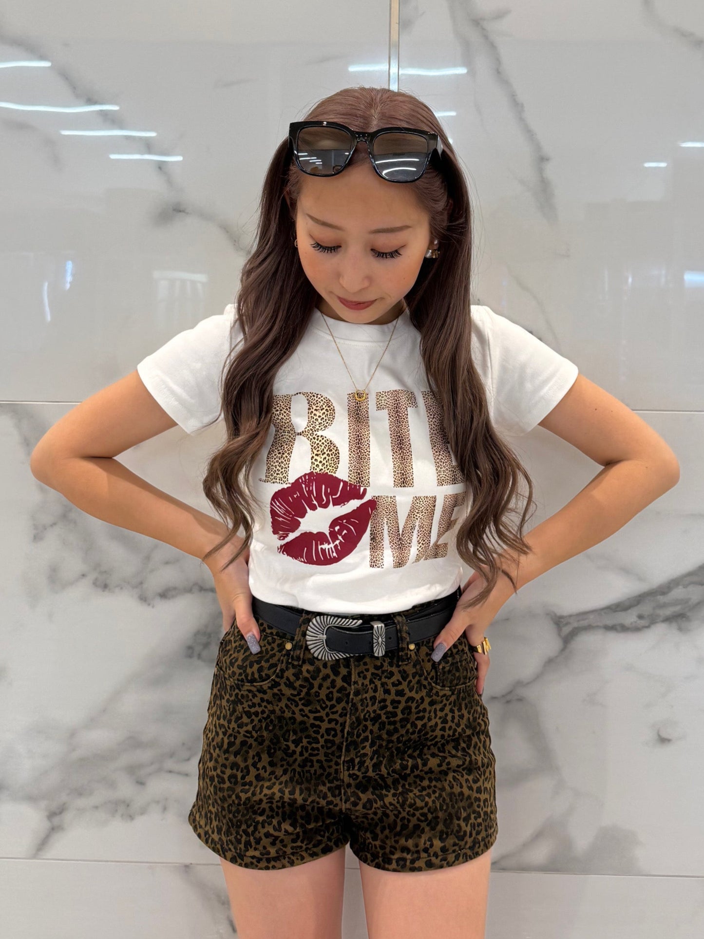 リッププリントTシャツ DPB73386