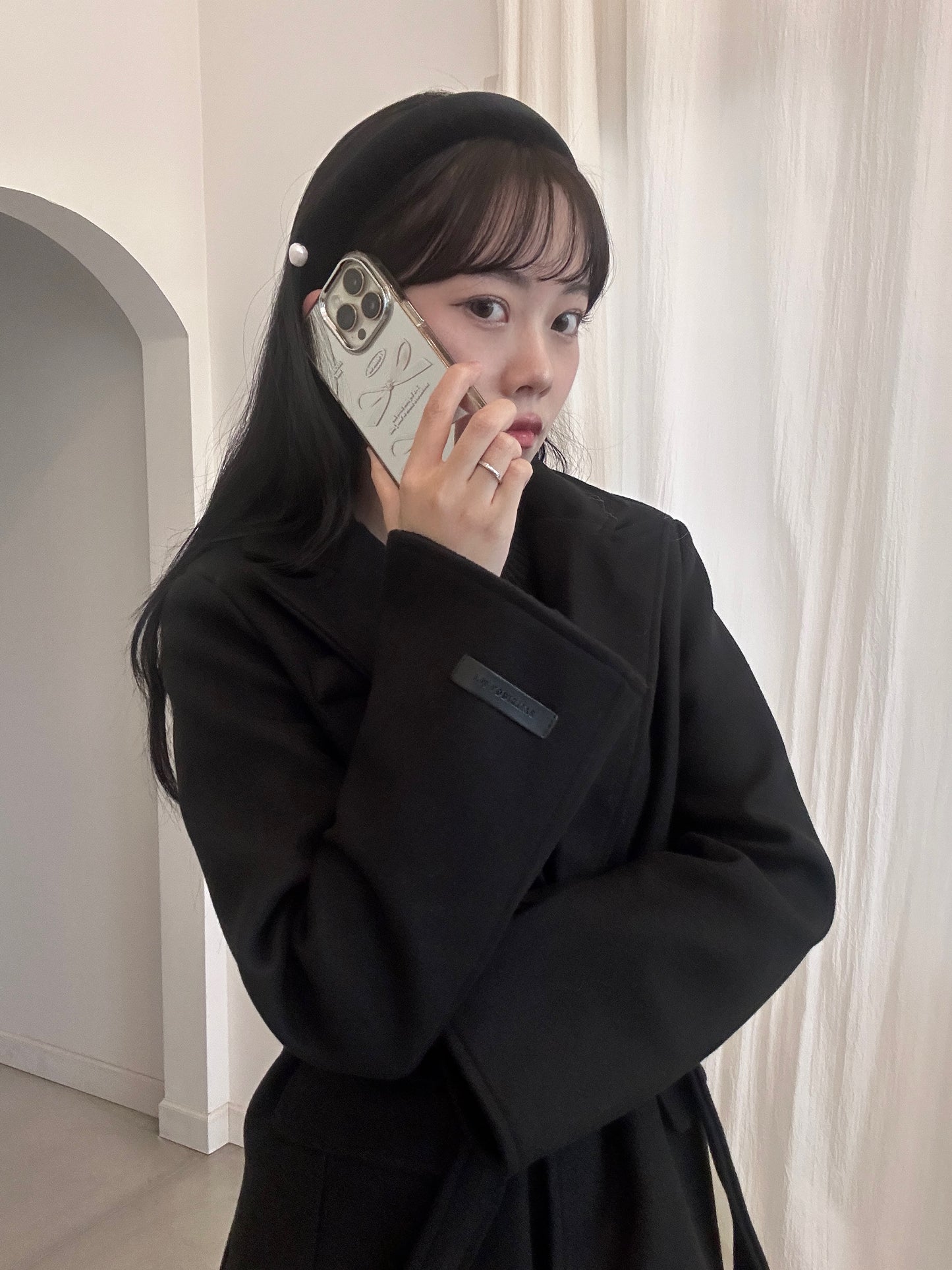 リボンミラースマホケース DPB43249