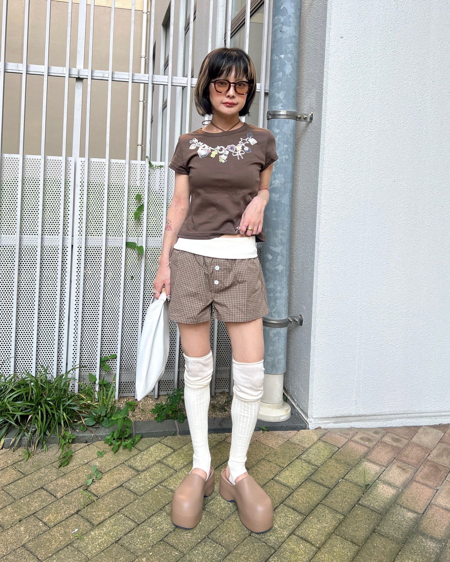 チェーンプリントミニTシャツ DPB79188