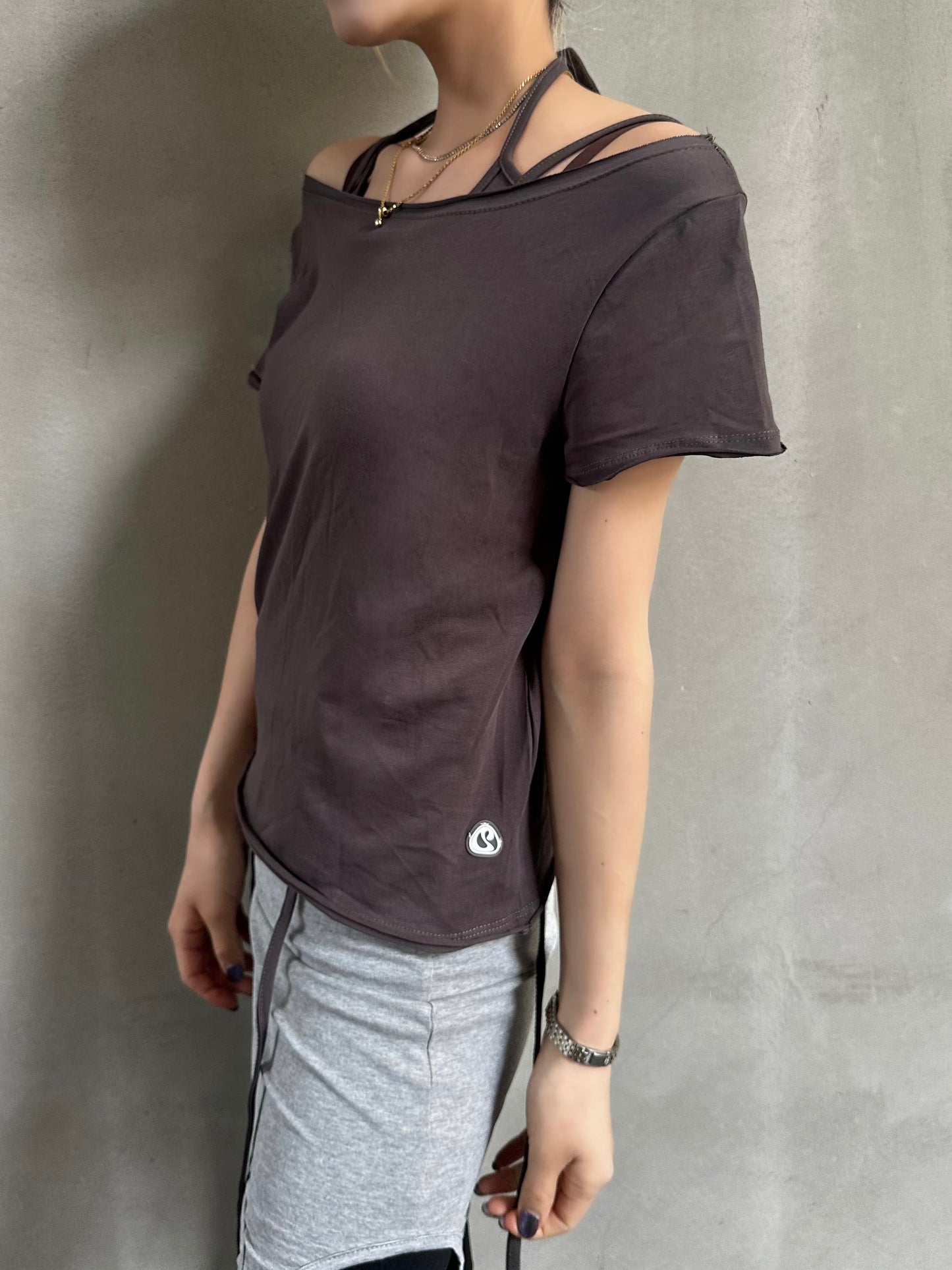 ワイドネックウィングTシャツ DPB26571