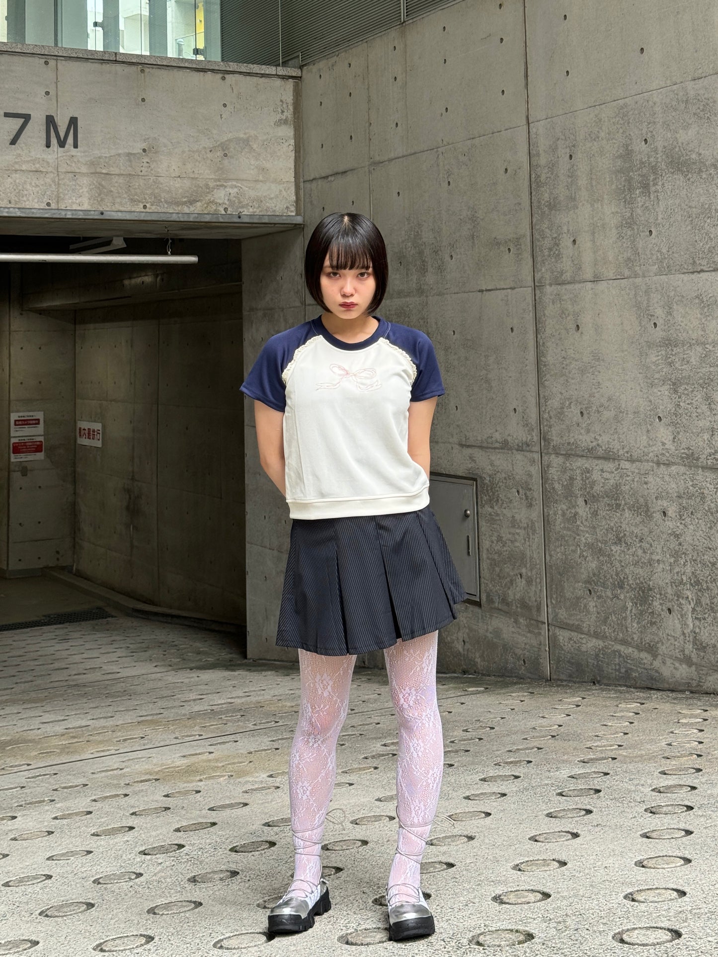 リボンフリルTシャツ DPA20411