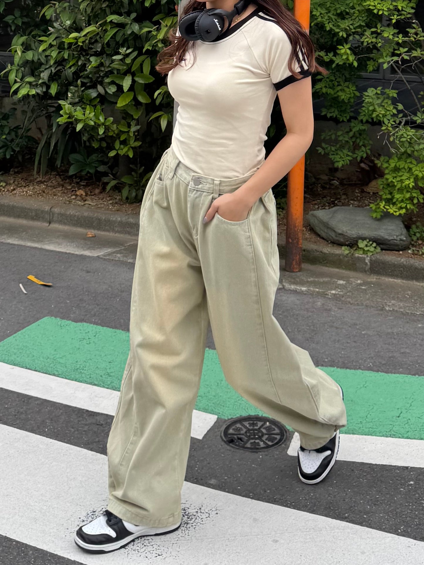 2way裾ボタンデニムパンツ DPB47431