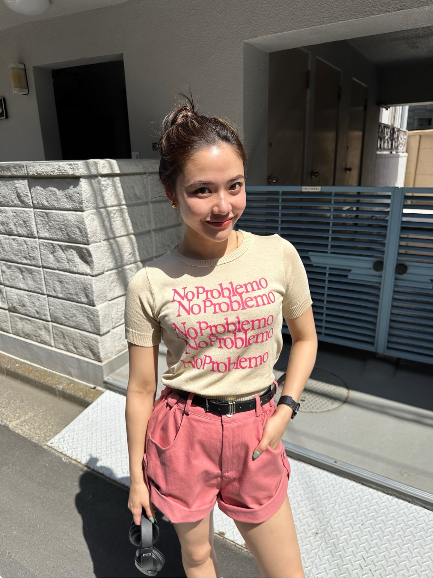 ピンクデニムショートパンツ DPB47281