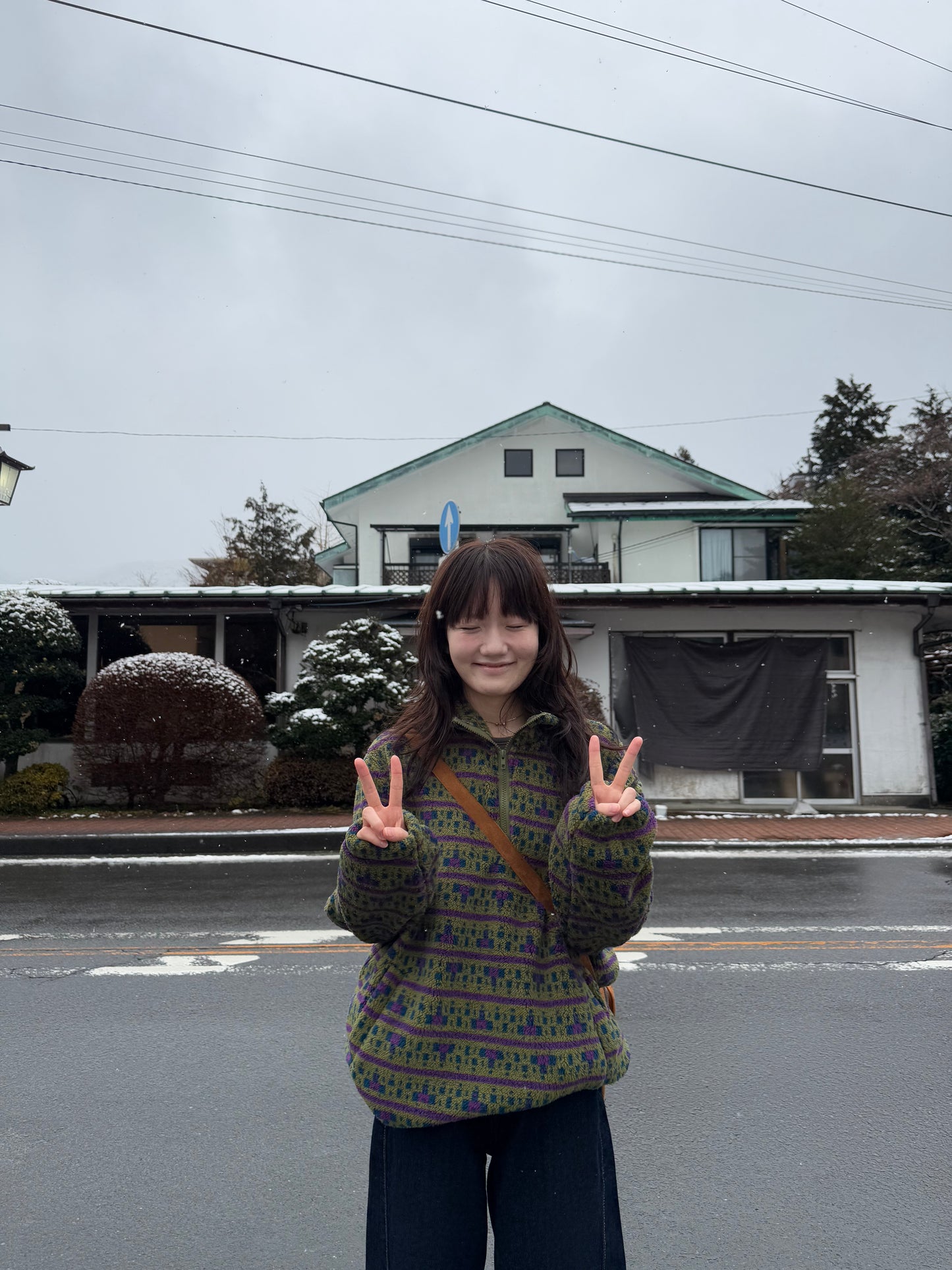 カーキボーダーフリース DPA43585