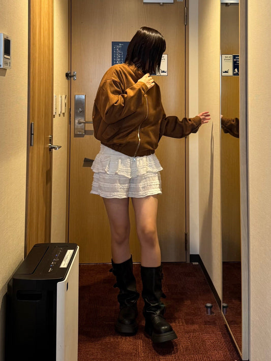 ブラウンスウェードジャケット DPB93022