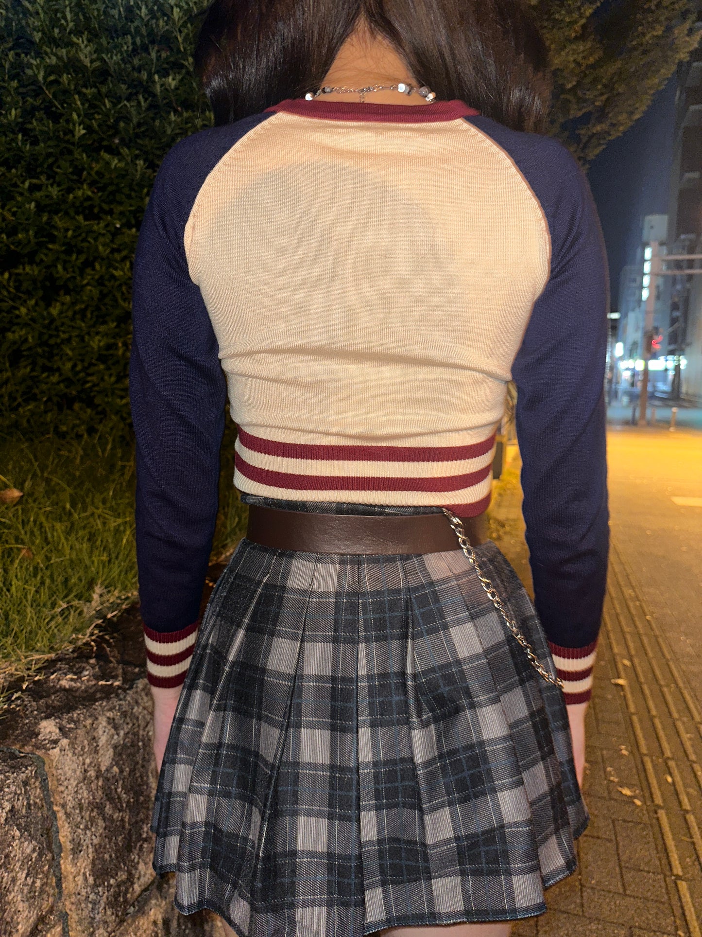 ツーバイカラーショートニット DPB39183