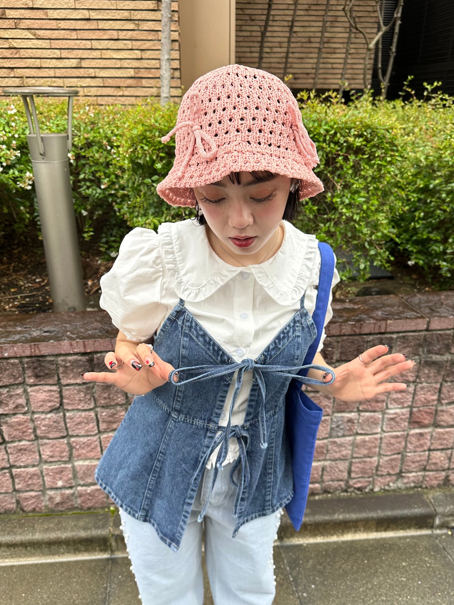 2wayデニムリボンビスチェ DPB76044