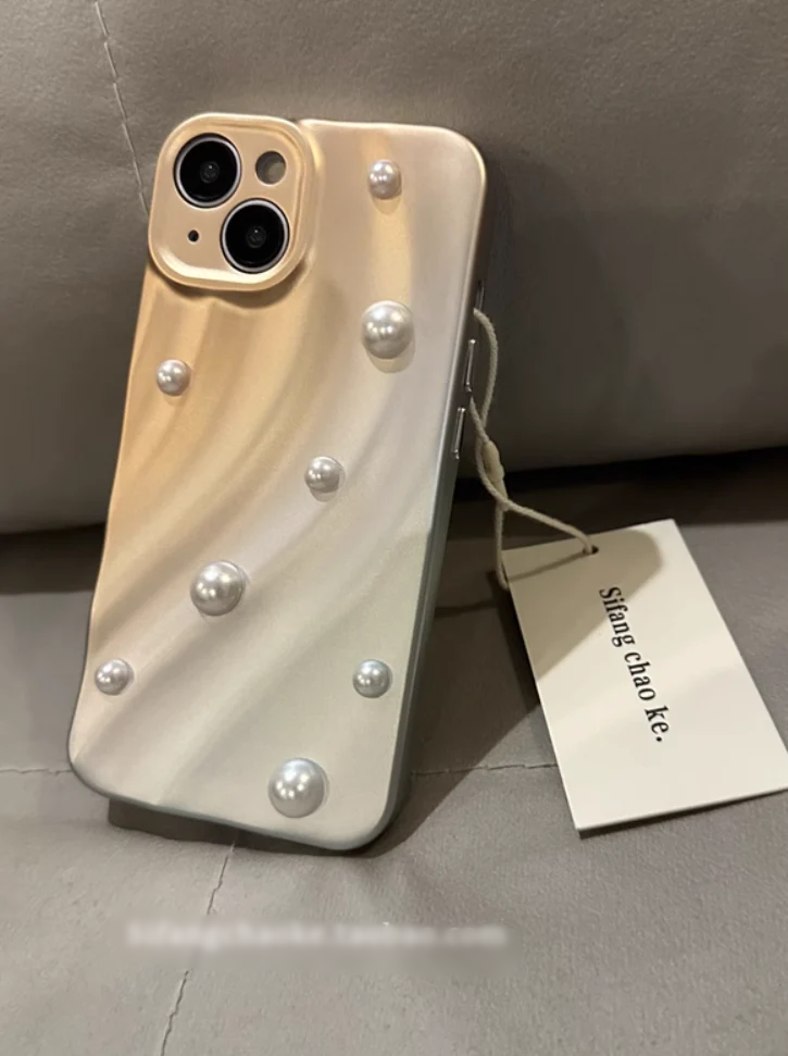 シルバーパールスマホケース CPA44036
