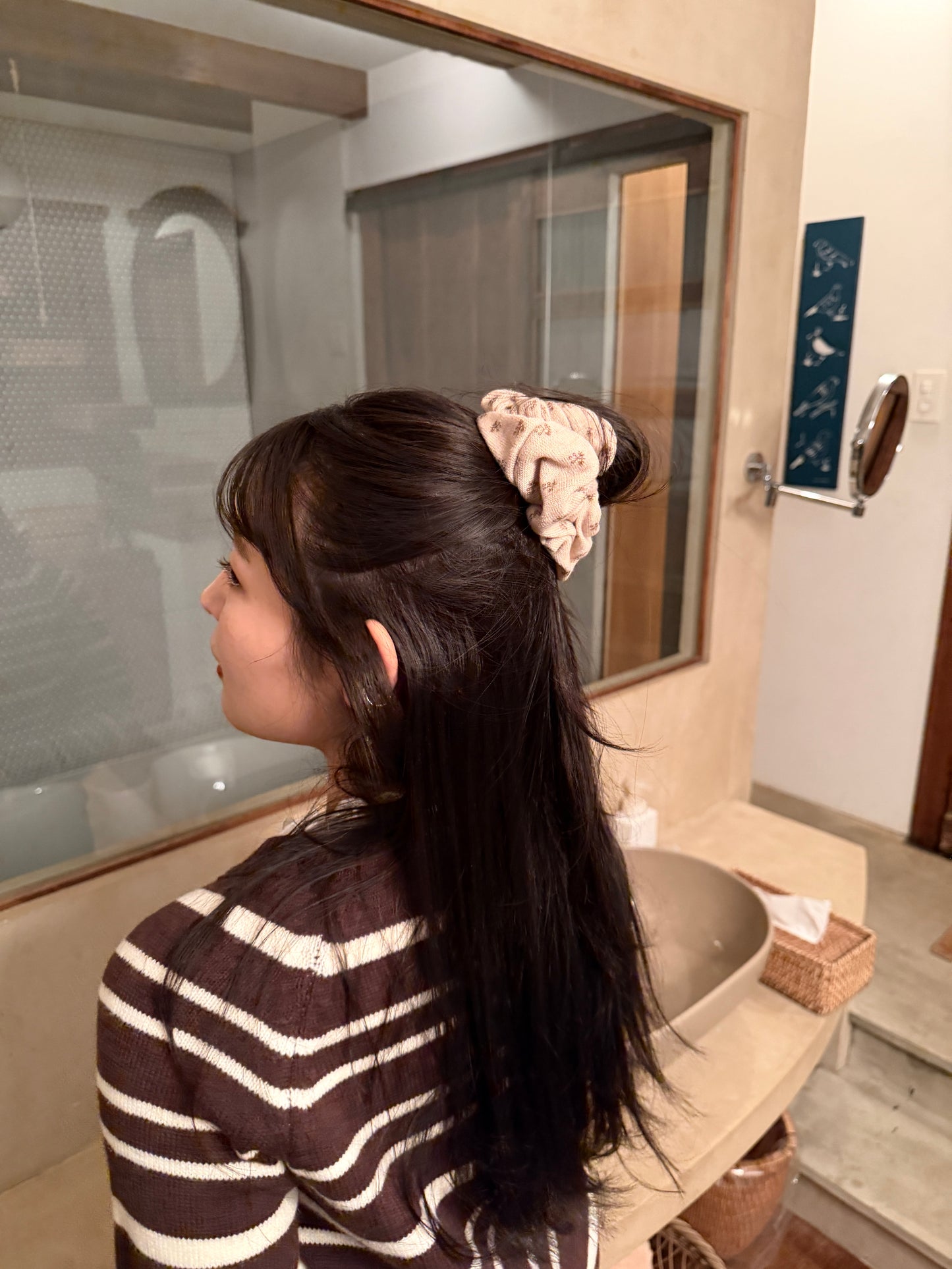 フラワーコットンシュシュ DPB78253