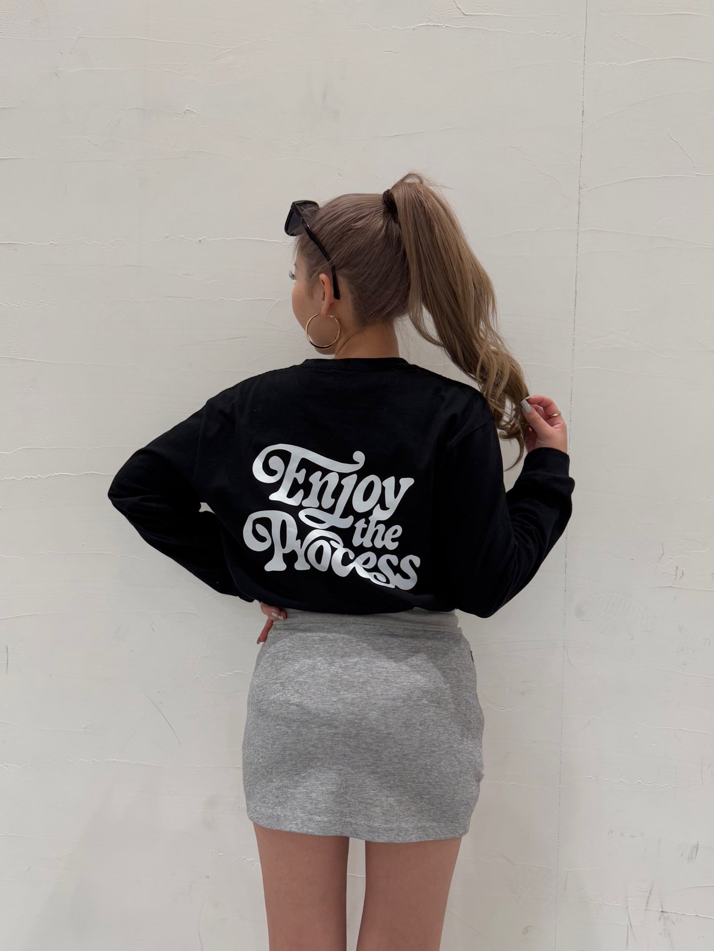 ユニセックスロゴロングスリーブTシャツ DPB73254