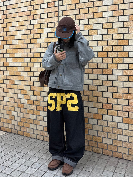 ハイストリートウォッシュロゴデニムパンツ DPB99026