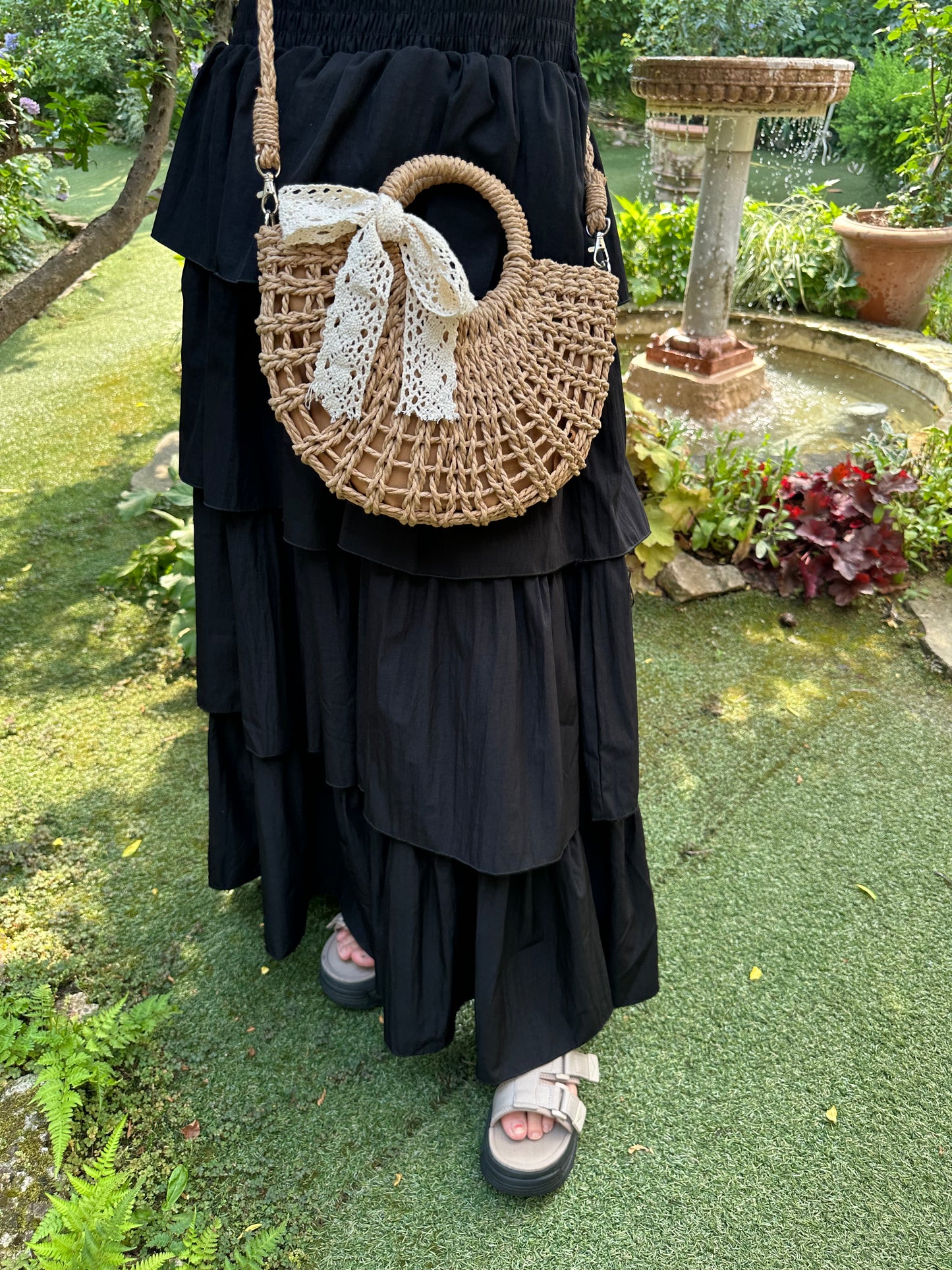 レースリボンカゴバッグ DPB47296