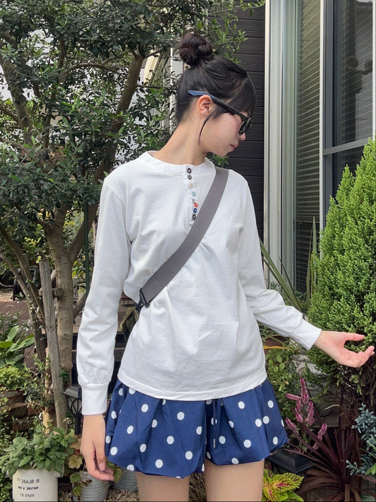 カラーボタンサーマルトップス DPB92030