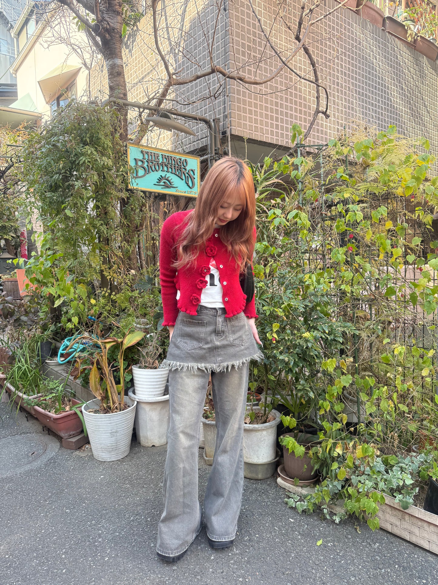 レイヤードデニムパンツ DPB68134