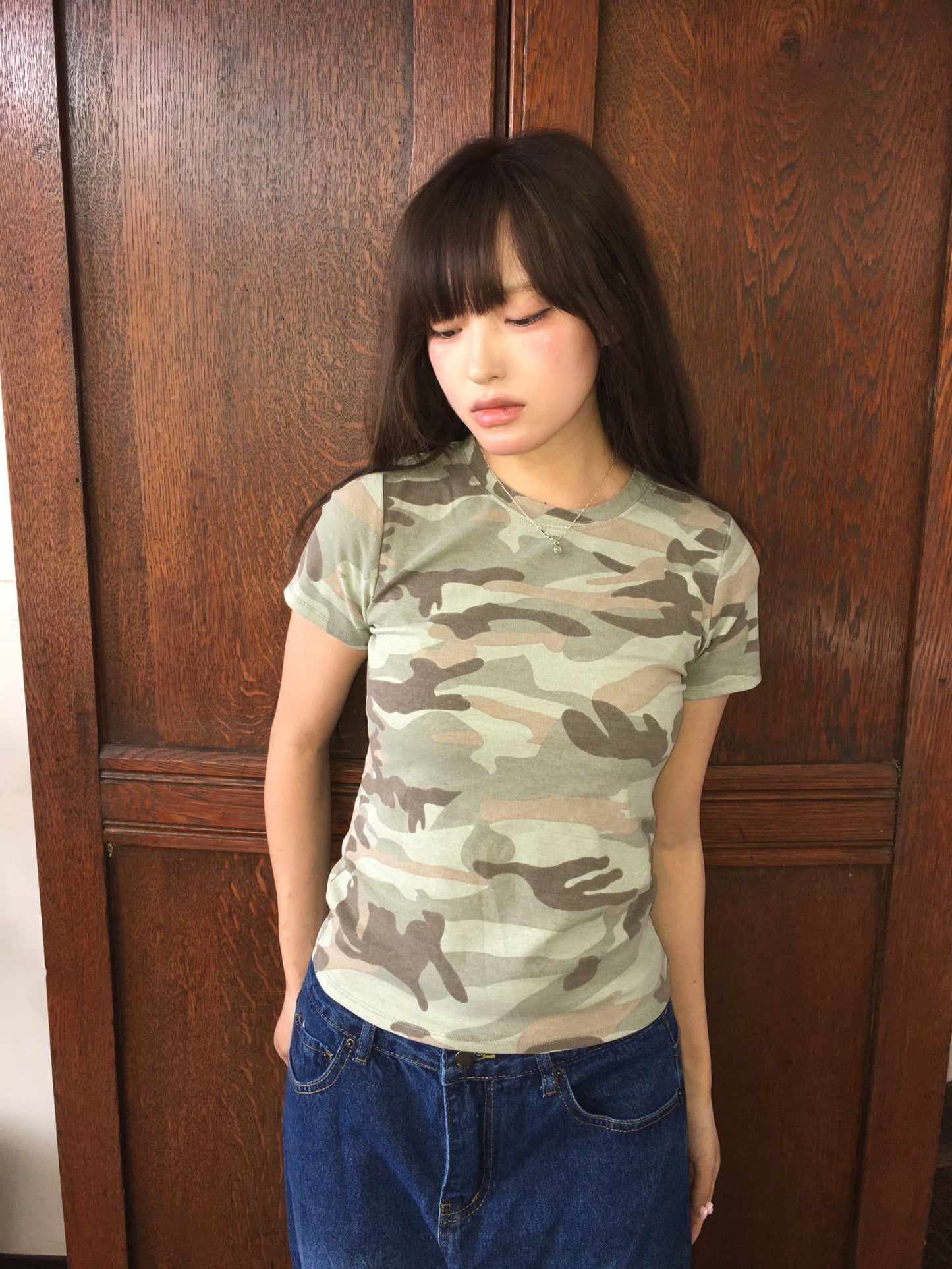 カモフラフィットTシャツ DPC09089