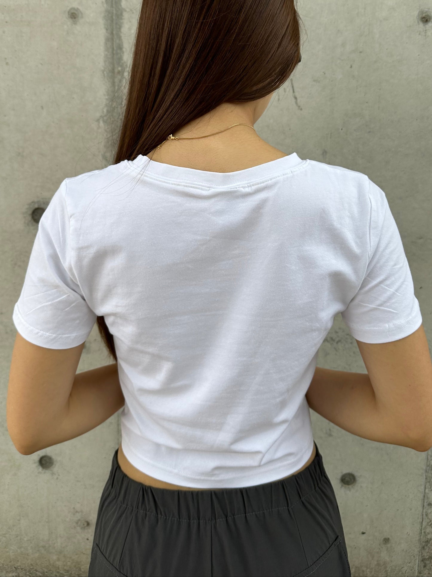 ナンバークロップドTシャツ DPA30368