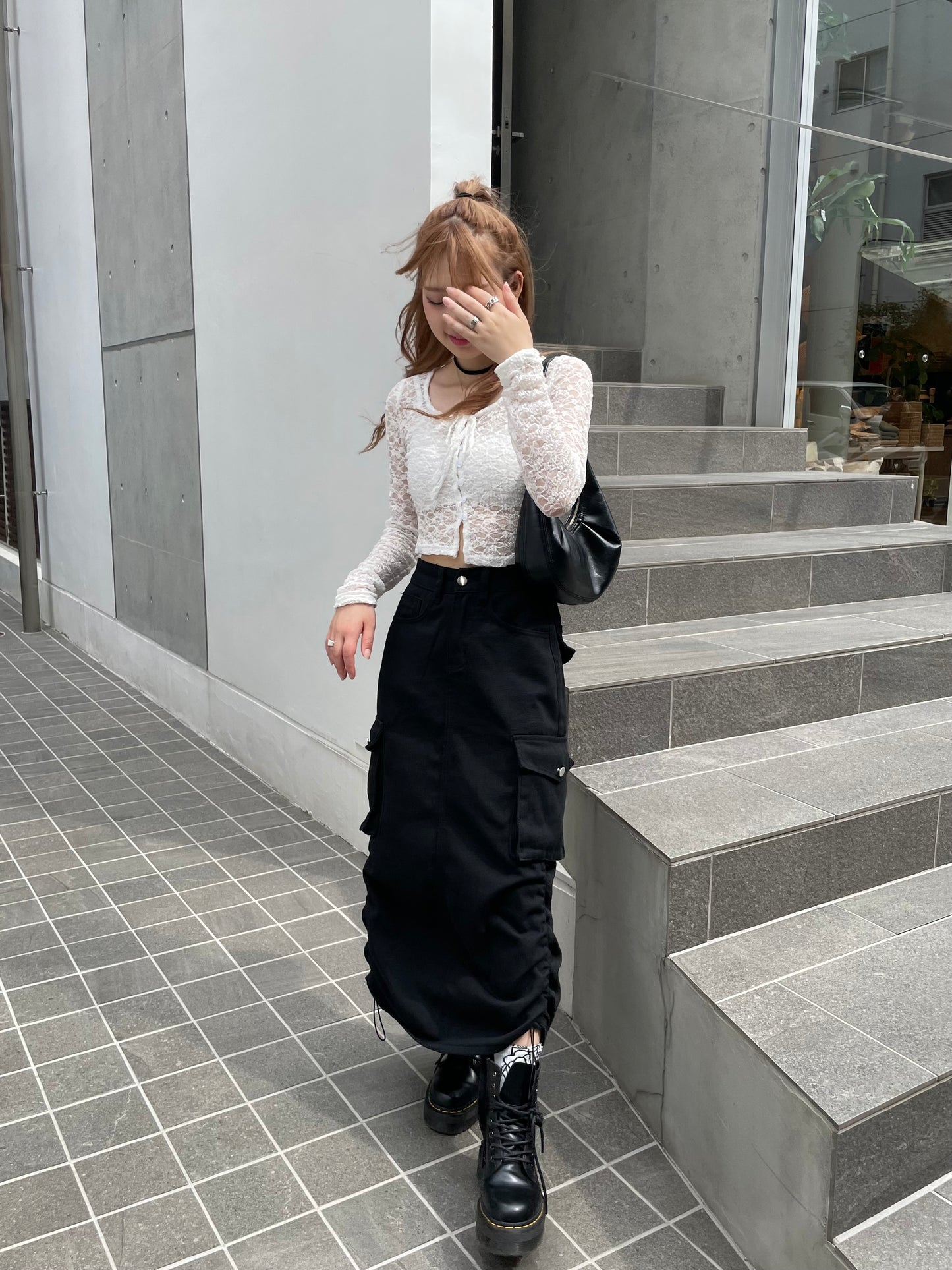 レースリボンカーディガン DPB68069