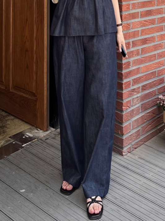 ハイウエストカジュアルデニムパンツ CPA42333